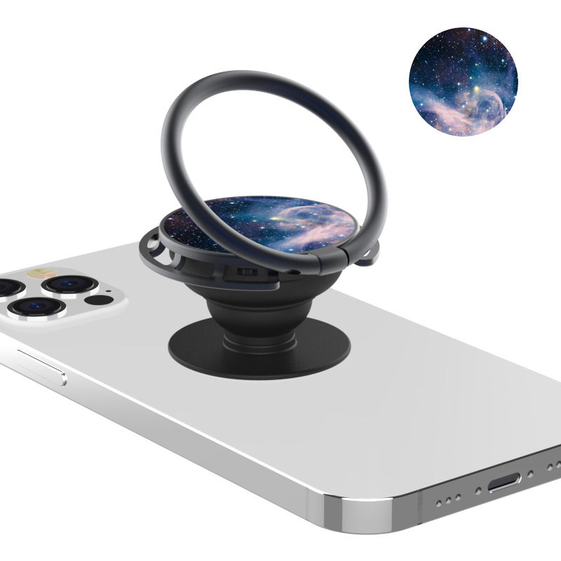 Držač za telefon s prstenastim držačem i mehanizamom zračnog jastuka, teleskopski sklopivi stolni stalak za uspravni zaslon, cinkova legura