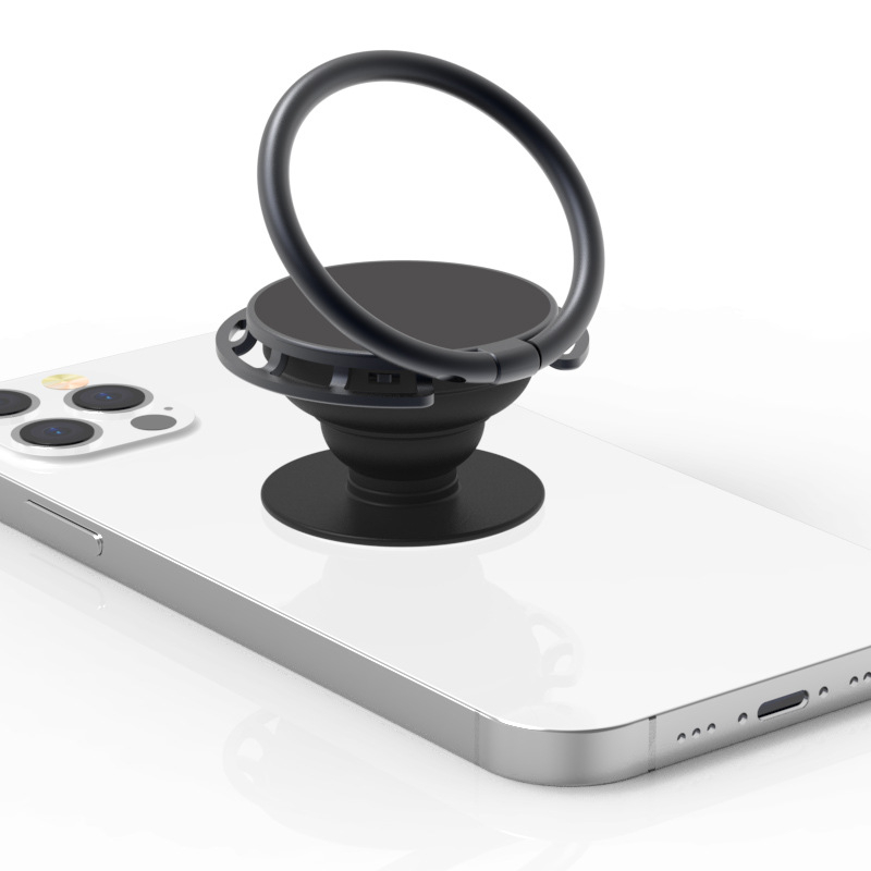 Držač za telefon s prstenastim držačem i mehanizamom zračnog jastuka, teleskopski sklopivi stolni stalak za uspravni zaslon, cinkova legura