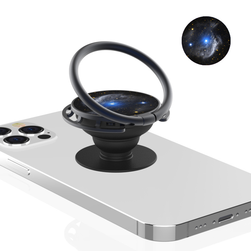 Držač za telefon s prstenastim držačem i mehanizamom zračnog jastuka, teleskopski sklopivi stolni stalak za uspravni zaslon, cinkova legura