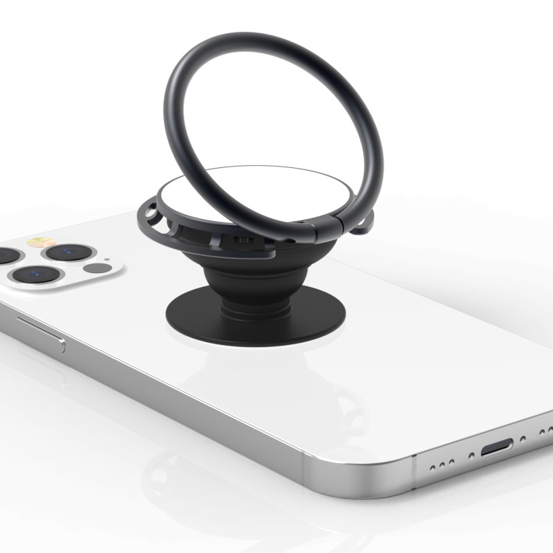 Držač za telefon s prstenastim držačem i mehanizamom zračnog jastuka, teleskopski sklopivi stolni stalak za uspravni zaslon, cinkova legura