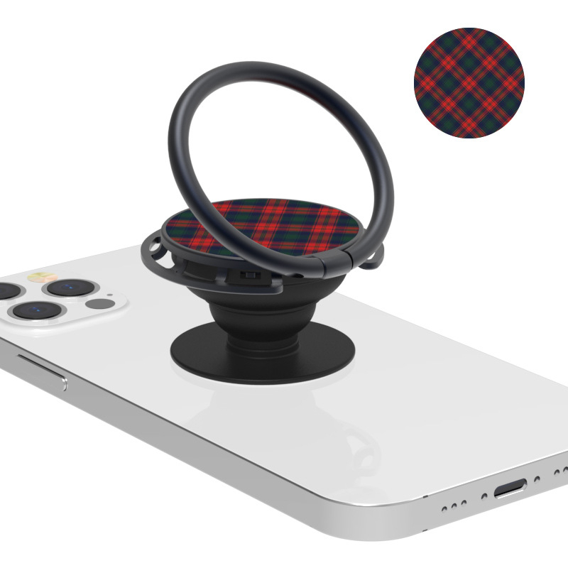 Držač za telefon s prstenastim držačem i mehanizamom zračnog jastuka, teleskopski sklopivi stolni stalak za uspravni zaslon, cinkova legura