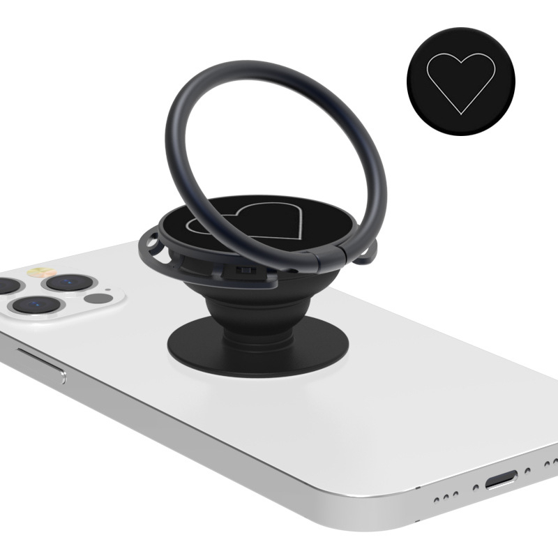 Držač za telefon s prstenastim držačem i mehanizamom zračnog jastuka, teleskopski sklopivi stolni stalak za uspravni zaslon, cinkova legura