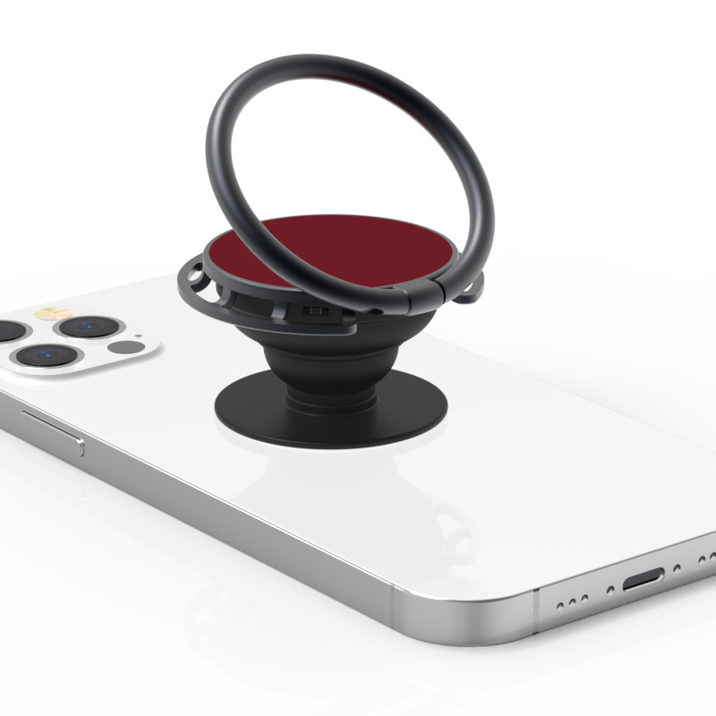 Držač za telefon s prstenastim držačem i mehanizamom zračnog jastuka, teleskopski sklopivi stolni stalak za uspravni zaslon, cinkova legura