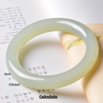 Гривна от емулсифицирано стъкло, Jingyu Island, полирана повърхност, естествен стил, пускане през пролетта на 2023 г.