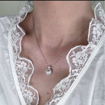 Κολιέ με μαργαριτάρια γλυκού νερού Old Zhang Yajie, τέλειου κύκλου 11–12 mm, περίμετρος 45 cm