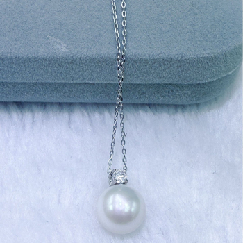 Κολιέ με μαργαριτάρια γλυκού νερού Old Zhang Yajie, τέλειου κύκλου 11–12 mm, περίμετρος 45 cm