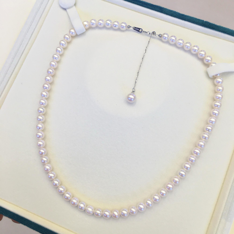 Κολιέ Purple Moon Pearl με φυσικά μαργαριτάρια γλυκού νερού, σφαιρικό σχήμα, ασημένια αλυσίδα 925, προέλευση Zhuji