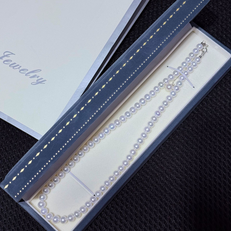 Κολιέ Purple Moon Pearl με φυσικά μαργαριτάρια γλυκού νερού, σφαιρικό σχήμα, ασημένια αλυσίδα 925, προέλευση Zhuji