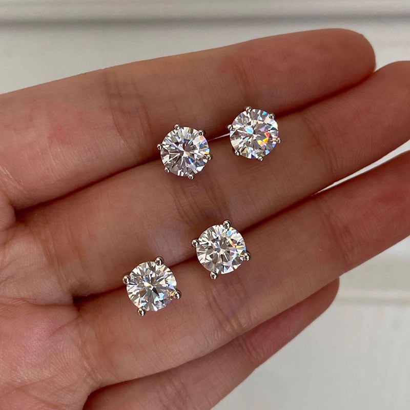 S925 hõbedased kõrvarõngad cz-kiviga, geomeetriline disain, kerge luksuslik stiil, naistele, bränd Yinhong