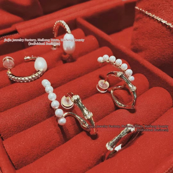 Auskari no vara, sirds formas, elektroplatēti, gaisīgs luksusa stils