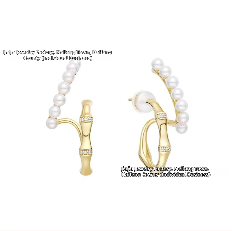 Auskari no vara, sirds formas, elektroplatēti, gaisīgs luksusa stils