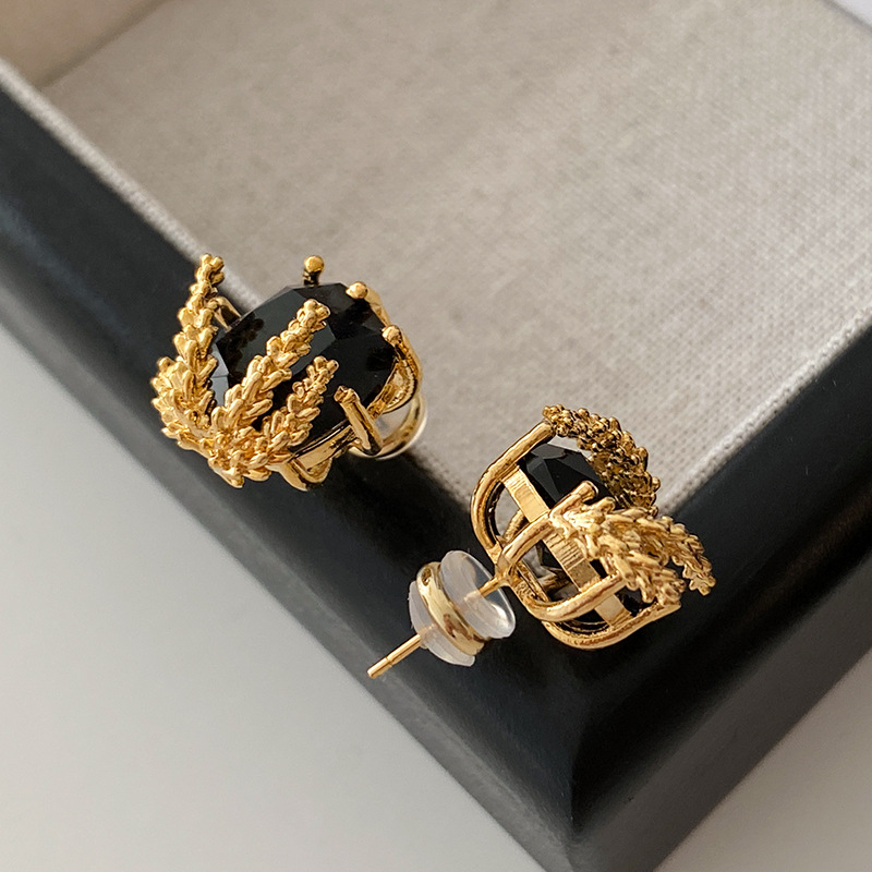 Kõrvarõngad – vase, elektroplatinatsioon, kerge luksus stiil, geomeetriline ovaalne disain, Small charming, Jinhua