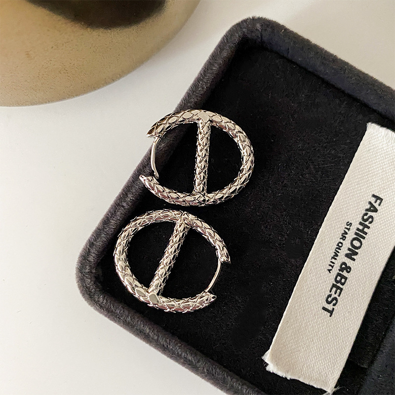 Kõrvarõngad – vase, elektroplatinatsioon, kerge luksus stiil, geomeetriline ovaalne disain, Small charming, Jinhua