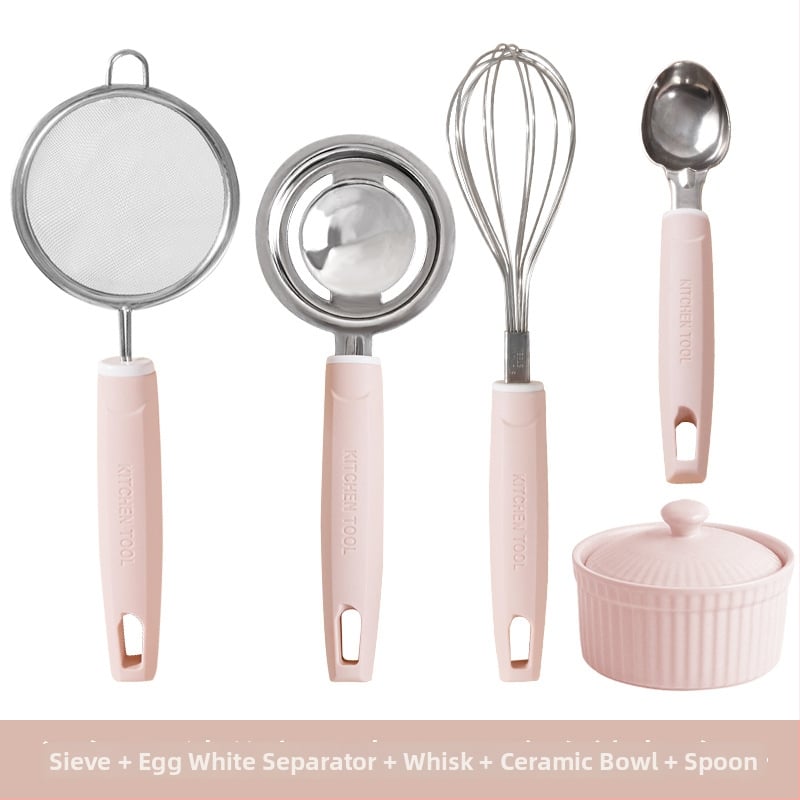 Kūdikių maisto garinimo formų rinkinys – nerūdijantis plienas, maisto kokybės, nereguliarūs formų kepiniams ir kiaušiniams, kiaušinių plakiklis