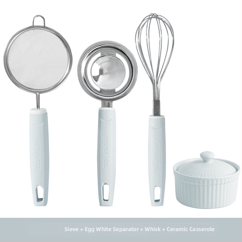 Kūdikių maisto garinimo formų rinkinys – nerūdijantis plienas, maisto kokybės, nereguliarūs formų kepiniams ir kiaušiniams, kiaušinių plakiklis