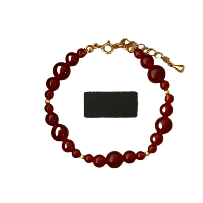 BYG tirkizna narukvica za žene, ručno izrađena, minimalistički stil, zima 2024