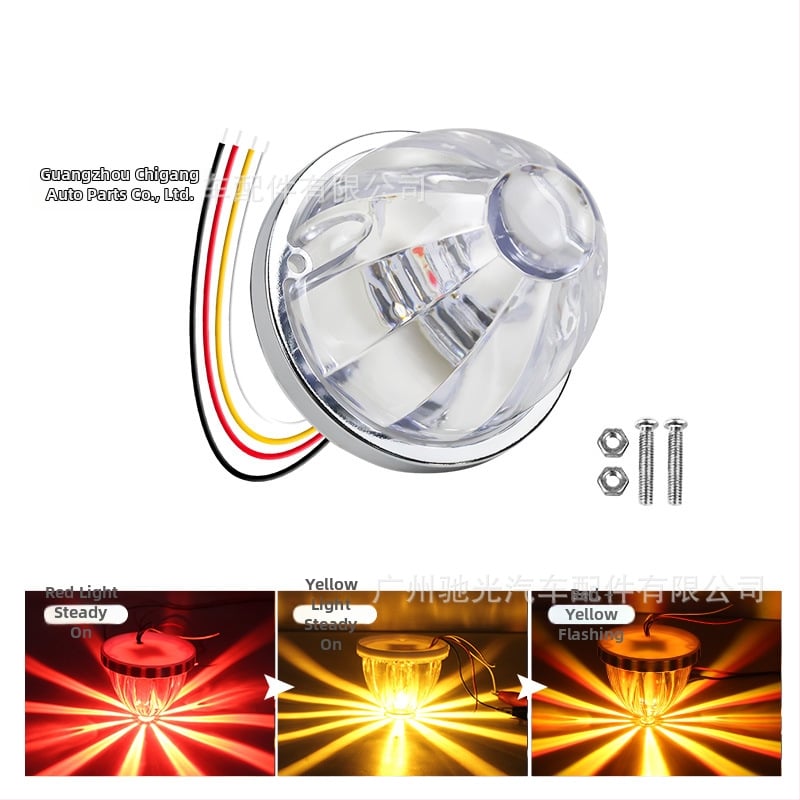 Automobilio LED šoninės šviesos – Watermelon lamp with stand, 3W, 12-30V, 0.2A, tvirtinimas prie šasijos varžtais