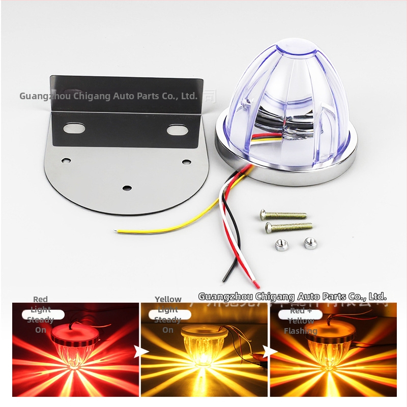 Automobilio LED šoninės šviesos – Watermelon lamp with stand, 3W, 12-30V, 0.2A, tvirtinimas prie šasijos varžtais