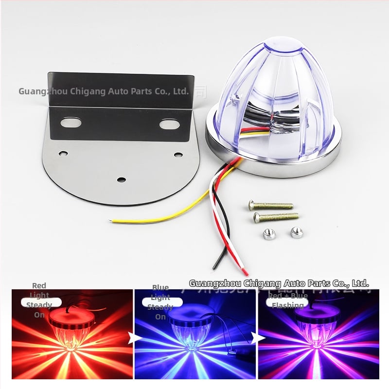 Automobilio LED šoninės šviesos – Watermelon lamp with stand, 3W, 12-30V, 0.2A, tvirtinimas prie šasijos varžtais