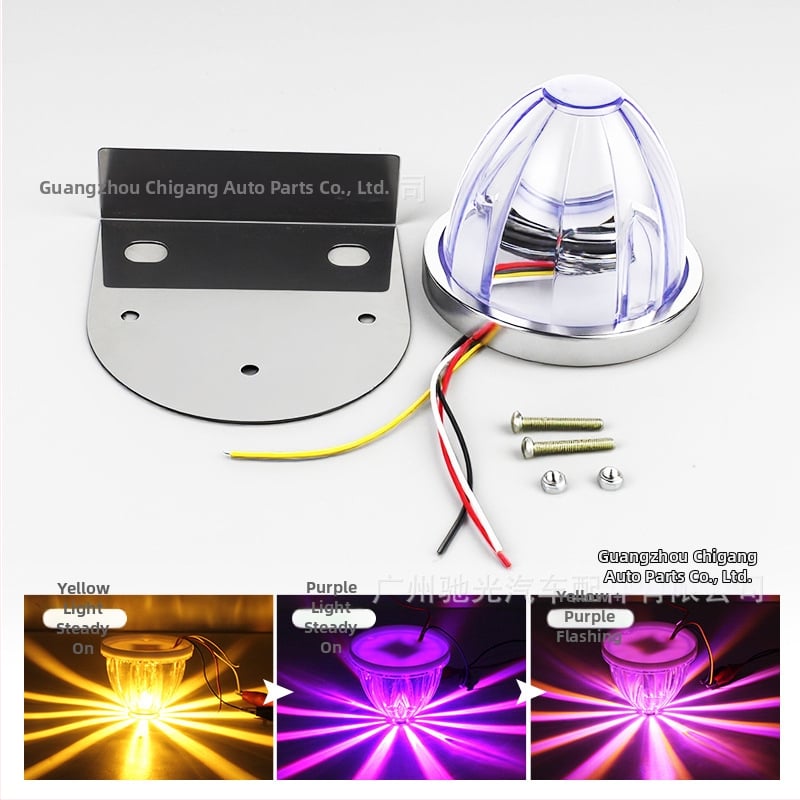 Automobilio LED šoninės šviesos – Watermelon lamp with stand, 3W, 12-30V, 0.2A, tvirtinimas prie šasijos varžtais