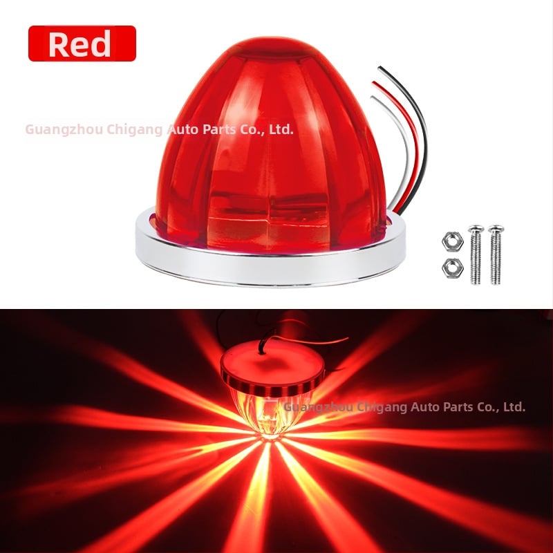 Automobilio LED šoninės šviesos – Watermelon lamp with stand, 3W, 12-30V, 0.2A, tvirtinimas prie šasijos varžtais