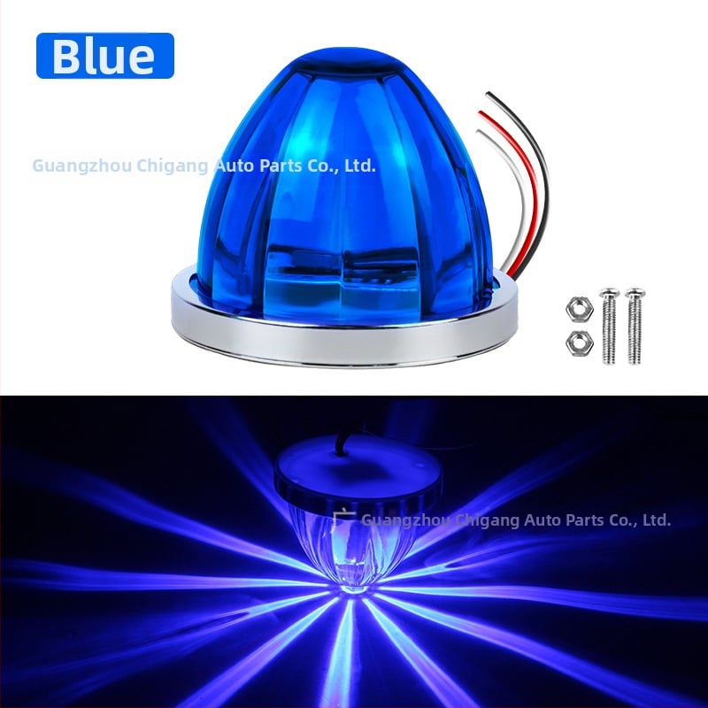 Automobilio LED šoninės šviesos – Watermelon lamp with stand, 3W, 12-30V, 0.2A, tvirtinimas prie šasijos varžtais