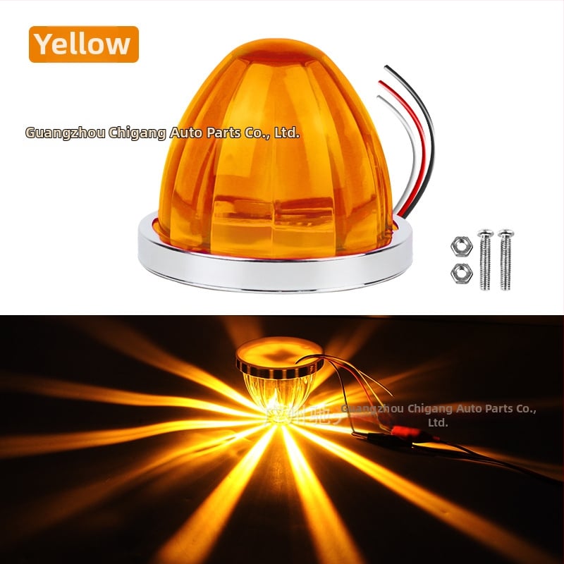 Automobilio LED šoninės šviesos – Watermelon lamp with stand, 3W, 12-30V, 0.2A, tvirtinimas prie šasijos varžtais