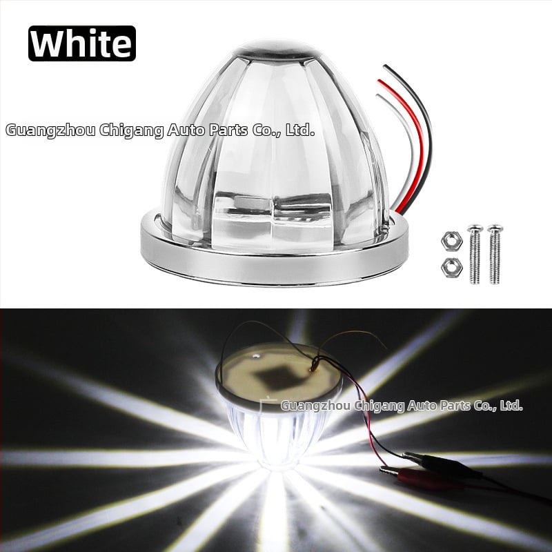 Automobilio LED šoninės šviesos – Watermelon lamp with stand, 3W, 12-30V, 0.2A, tvirtinimas prie šasijos varžtais