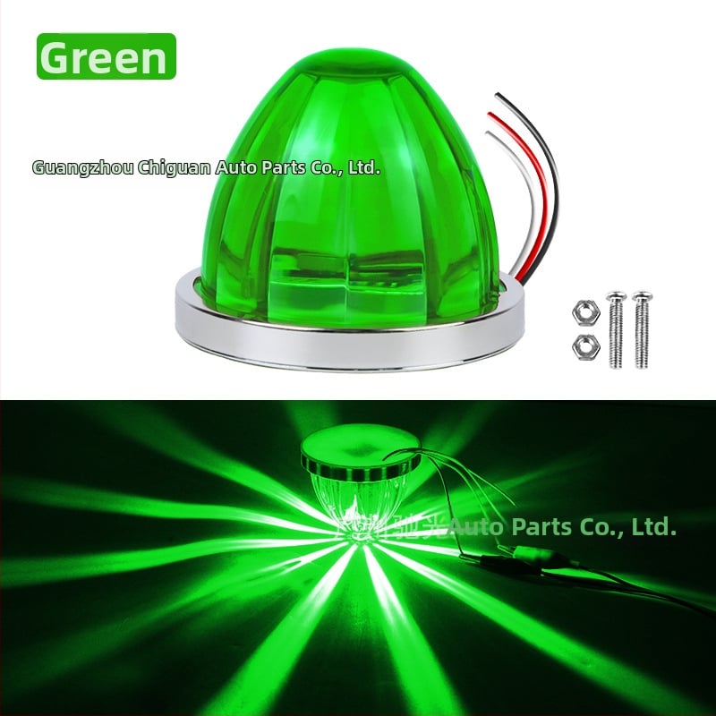 Automobilio LED šoninės šviesos – Watermelon lamp with stand, 3W, 12-30V, 0.2A, tvirtinimas prie šasijos varžtais