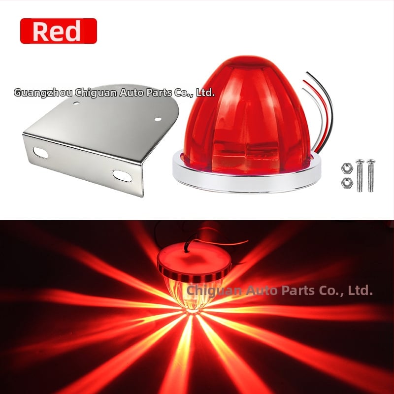 Automobilio LED šoninės šviesos – Watermelon lamp with stand, 3W, 12-30V, 0.2A, tvirtinimas prie šasijos varžtais