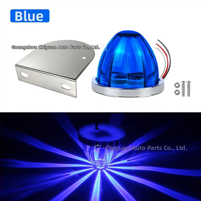 Automobilio LED šoninės šviesos – Watermelon lamp with stand, 3W, 12-30V, 0.2A, tvirtinimas prie šasijos varžtais