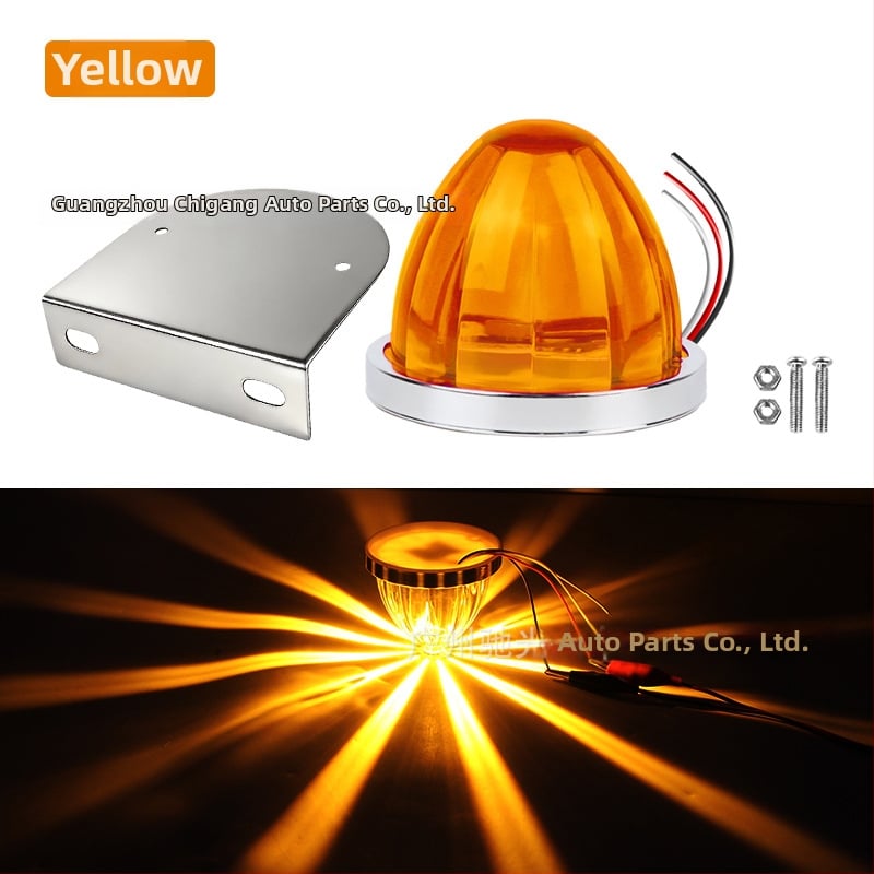 Automobilio LED šoninės šviesos – Watermelon lamp with stand, 3W, 12-30V, 0.2A, tvirtinimas prie šasijos varžtais