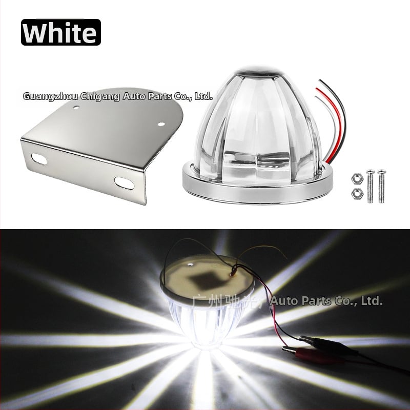 Automobilio LED šoninės šviesos – Watermelon lamp with stand, 3W, 12-30V, 0.2A, tvirtinimas prie šasijos varžtais