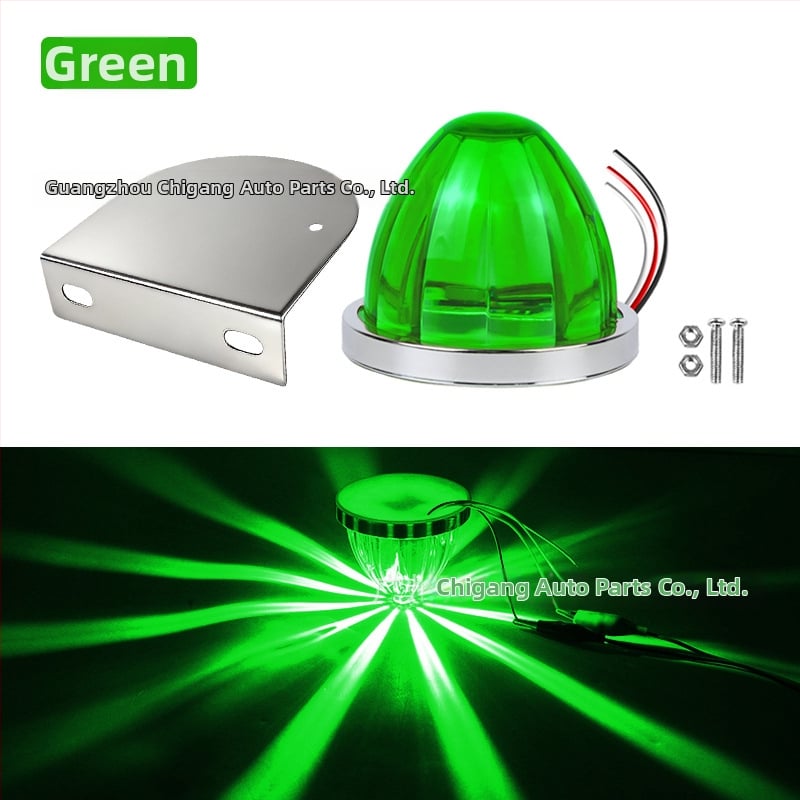 Automobilio LED šoninės šviesos – Watermelon lamp with stand, 3W, 12-30V, 0.2A, tvirtinimas prie šasijos varžtais