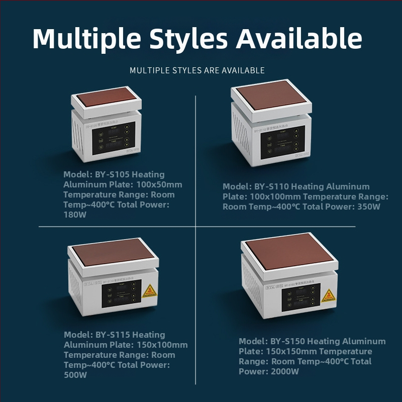 Stație de sudură cu temperatură constantă BYS110, afișaj digital și temporizator pentru PCB, 220V, greutate netă 1