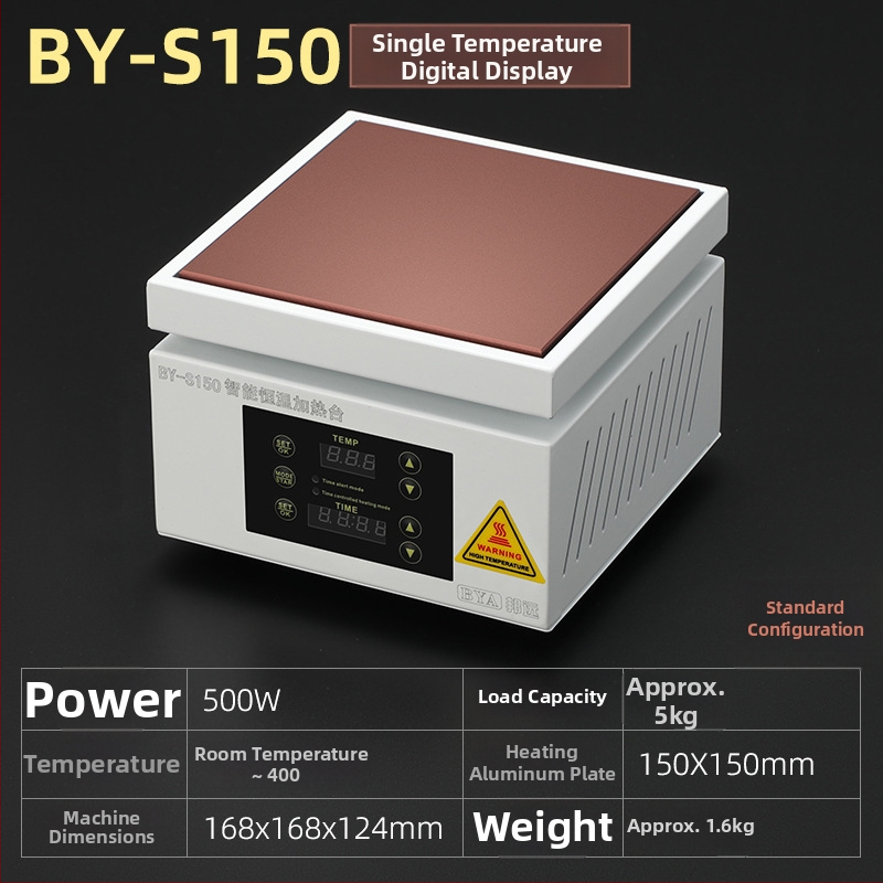 Stație de sudură cu temperatură constantă BYS110, afișaj digital și temporizator pentru PCB, 220V, greutate netă 1