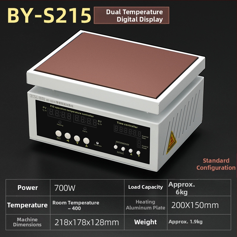 Stație de sudură cu temperatură constantă BYS110, afișaj digital și temporizator pentru PCB, 220V, greutate netă 1