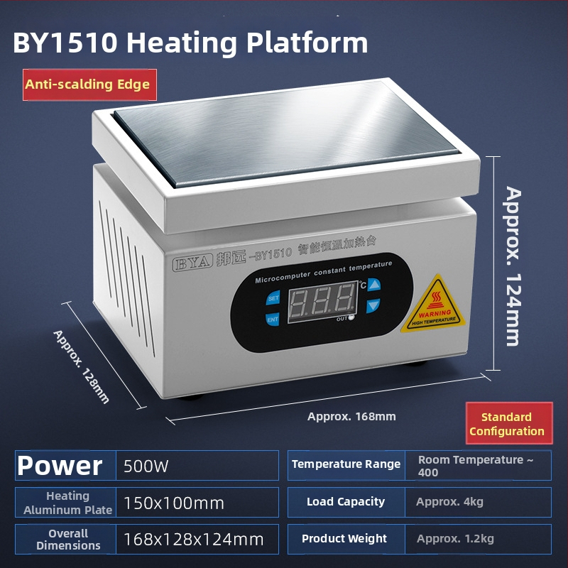 Stație de sudură cu temperatură constantă BYS110, afișaj digital și temporizator pentru PCB, 220V, greutate netă 1