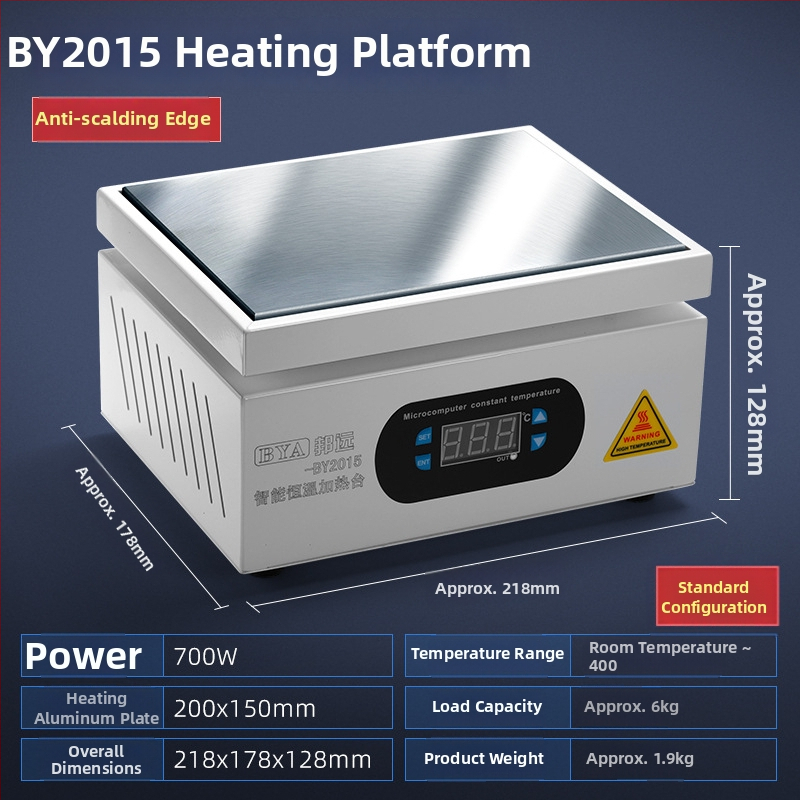 Stație de sudură cu temperatură constantă BYS110, afișaj digital și temporizator pentru PCB, 220V, greutate netă 1