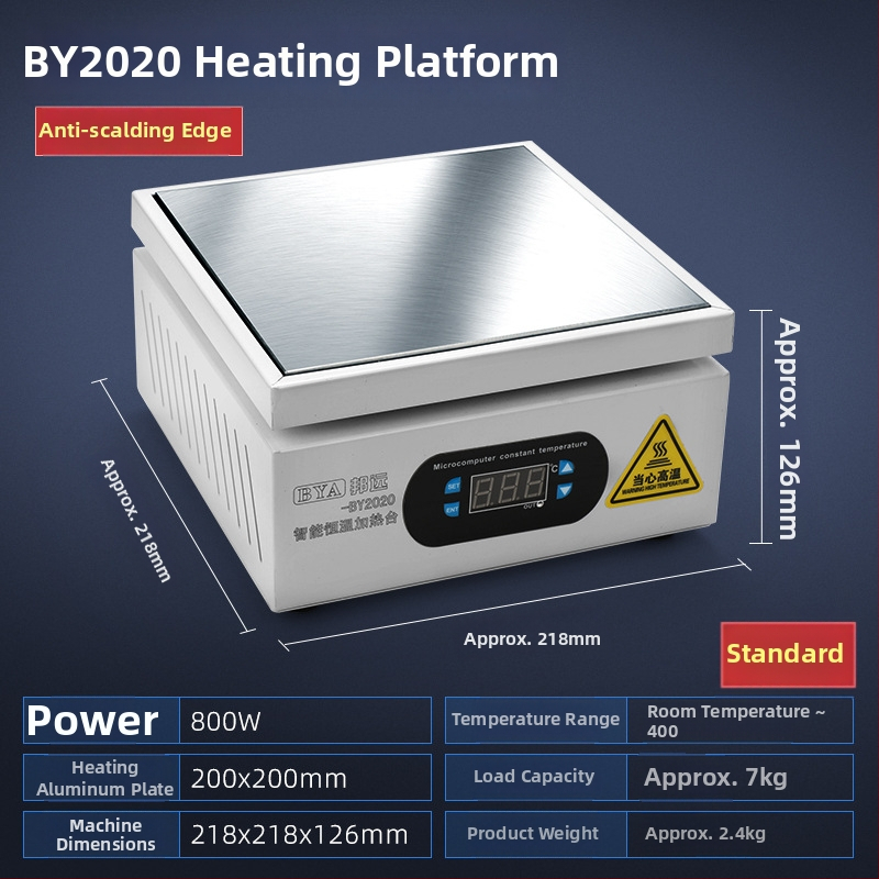 Stație de sudură cu temperatură constantă BYS110, afișaj digital și temporizator pentru PCB, 220V, greutate netă 1