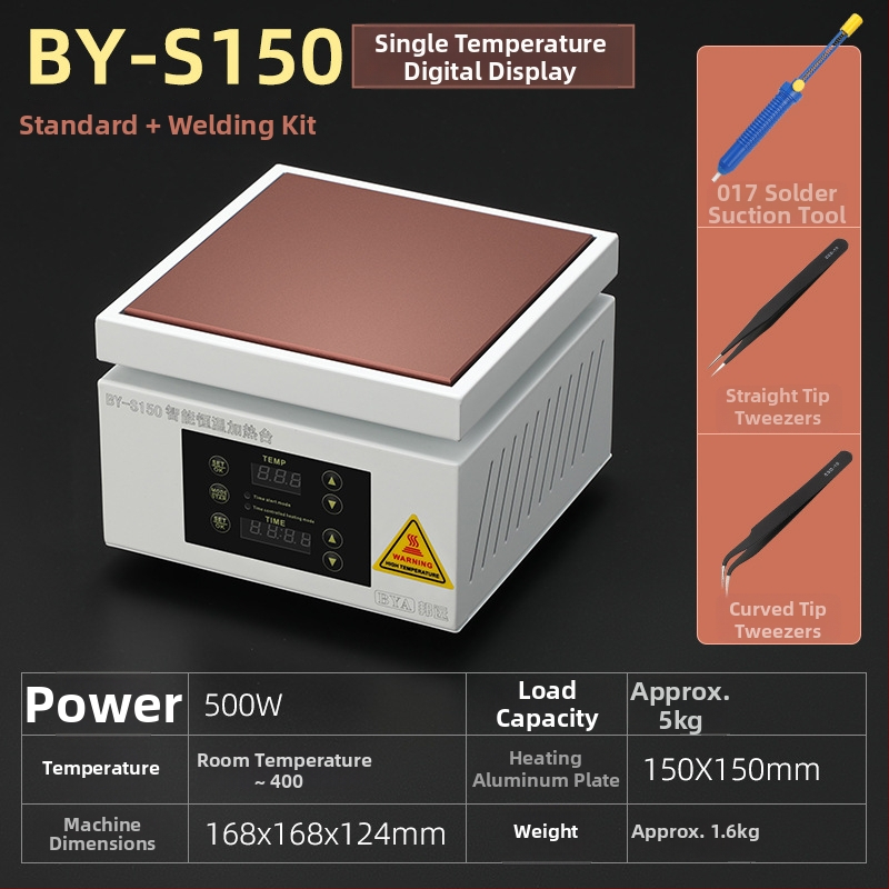 Stație de sudură cu temperatură constantă BYS110, afișaj digital și temporizator pentru PCB, 220V, greutate netă 1