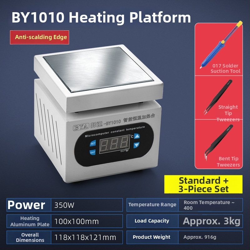 Stație de sudură cu temperatură constantă BYS110, afișaj digital și temporizator pentru PCB, 220V, greutate netă 1