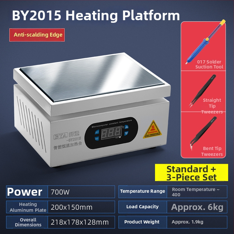 Stație de sudură cu temperatură constantă BYS110, afișaj digital și temporizator pentru PCB, 220V, greutate netă 1