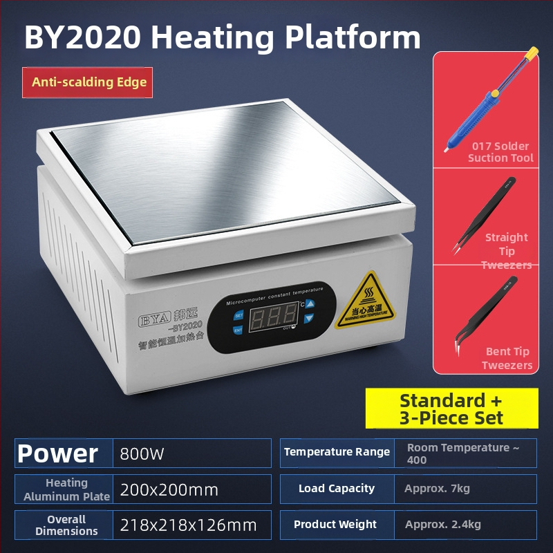 Stație de sudură cu temperatură constantă BYS110, afișaj digital și temporizator pentru PCB, 220V, greutate netă 1
