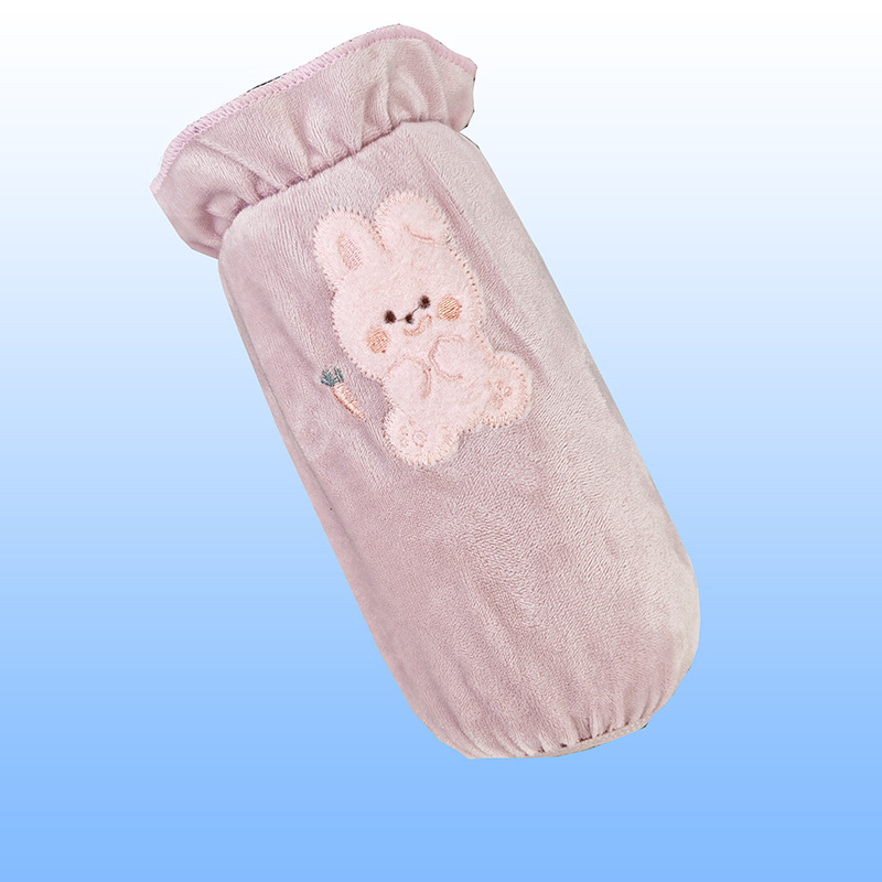 Korejski stil kratkih rukava zaštitnik za rukave, karikatura uzorak, protiv prljavštine, poliestersko-pamučni materijal