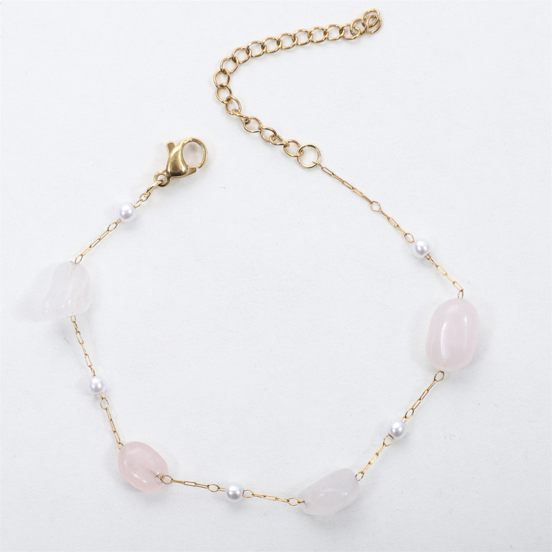 Narukvica od tirkiznog kamena, elektroplatiranje, unisex, gradski stil