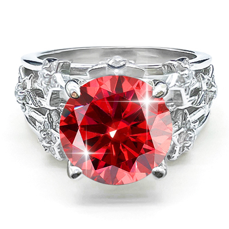 925 sudraba gredzens, ģeometrisks stils, dimanta apstrāde, sievietēm