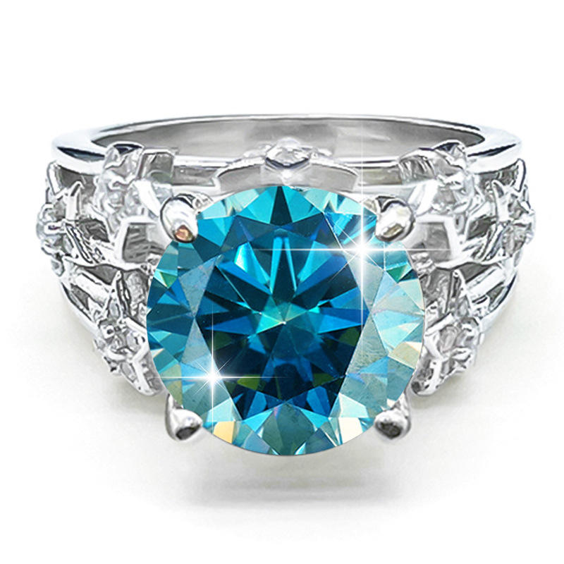 925 sudraba gredzens, ģeometrisks stils, dimanta apstrāde, sievietēm