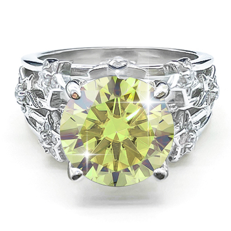 925 sudraba gredzens, ģeometrisks stils, dimanta apstrāde, sievietēm