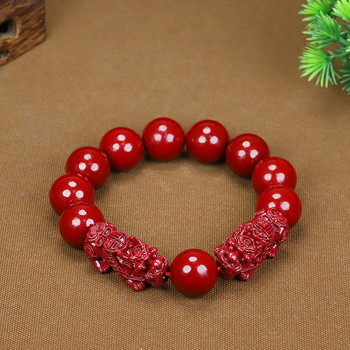 Cinnabar karkötő, eredeti dizájn, uniszex, polírozott felület, anti-fáradtság, 21 darab